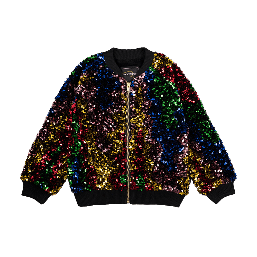 Rainbow on sale glitter jacket