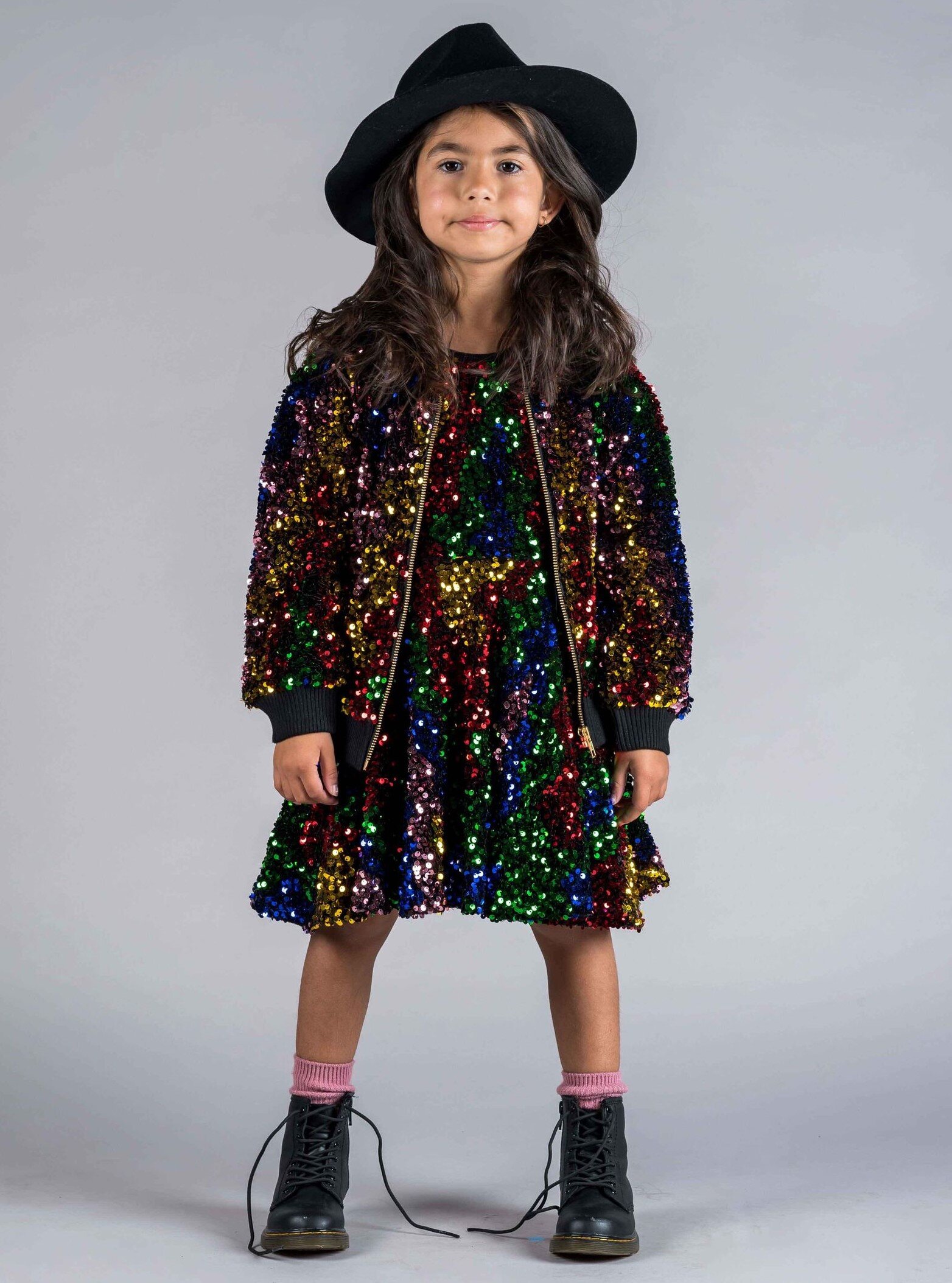 Little girls hot sale sequin jacket