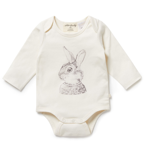 Wilson & Frenchy Organic Envelope Body Suit - Bunny - CLOTHING-BABY ...