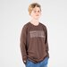 Good Goods L/S Ready Set Tide Embroidery Tee - Chocolate