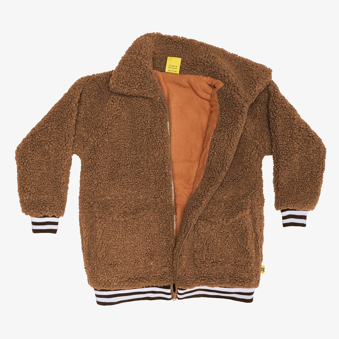 Boys fluffy jacket best sale