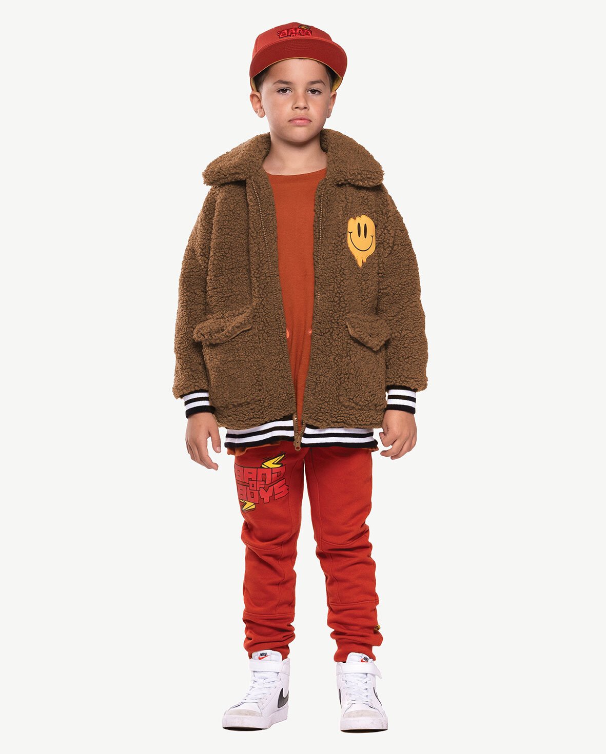 Band Of Boys Ochre Fluffy Jacket SALE Sale Boys Clothing Jackets Zip Ups Kids Clothing NZ Shop Online Kid Republic W22 Band of Boys D1 WINTER