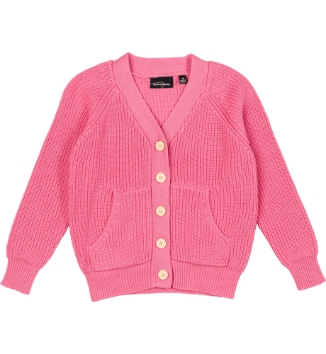 Rock Your Kid Pink Knit Cardigan - SALE-Sale Girls Clothing-Cardis ...