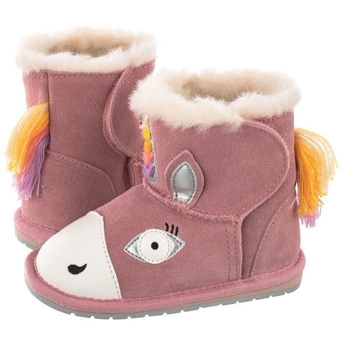 EMU Magical Unicorn Walker Pale Pink FOOTWEAR Boots Kids Clothing NZ Shop Online Kid Republic Emu MATA