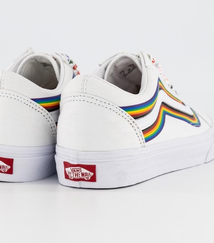 Youth vans old sales skool rainbow skate shoe