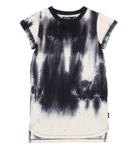 Rock Your Kid Charcoal Tie Dye Dress