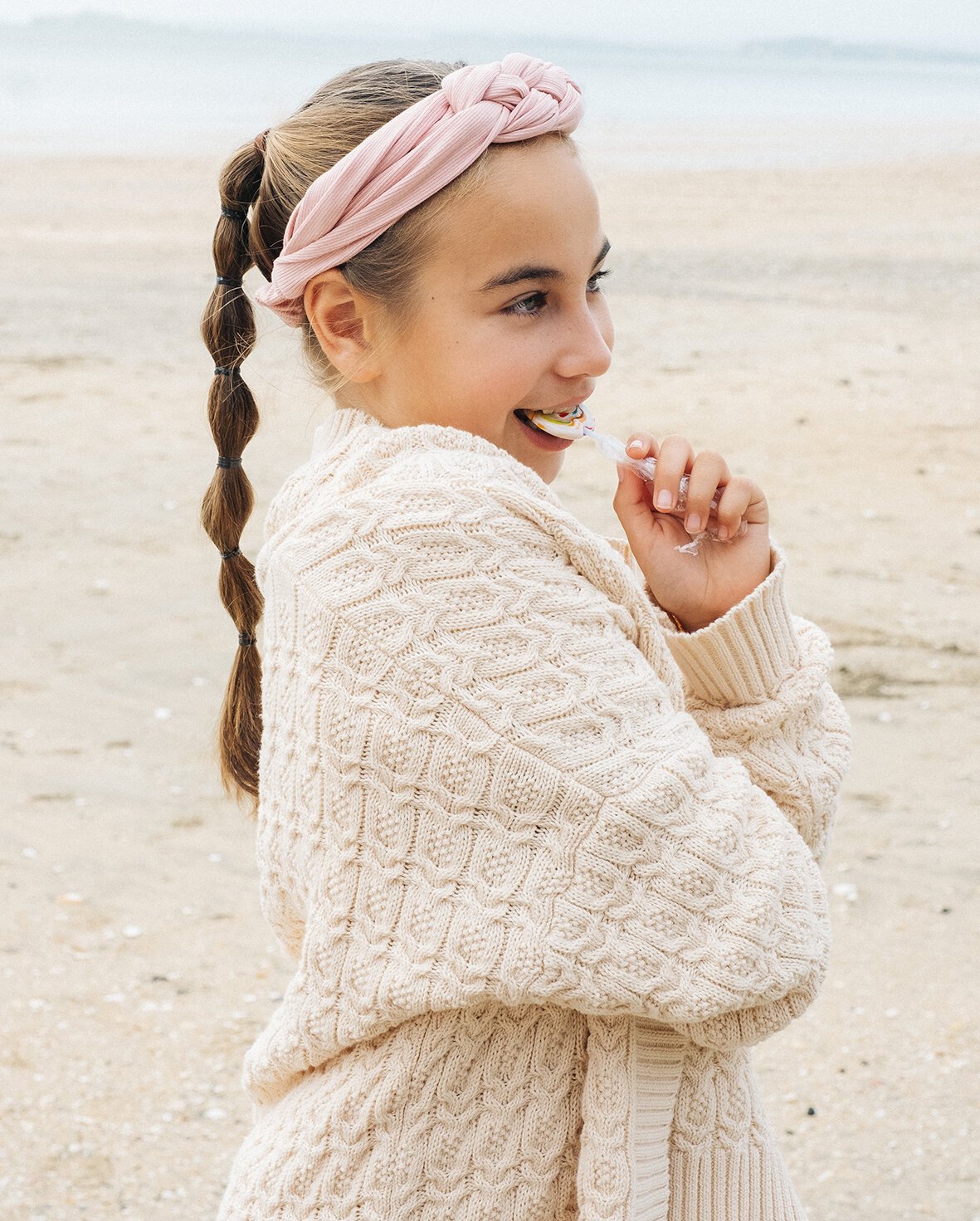 The Girl Club Lace Knit Cardigan Cream CLOTHING GIRL Girls Cardis Knitwear Kids Clothing NZ Shop Online Kid Republic S22 23 The Girl Club BLACK