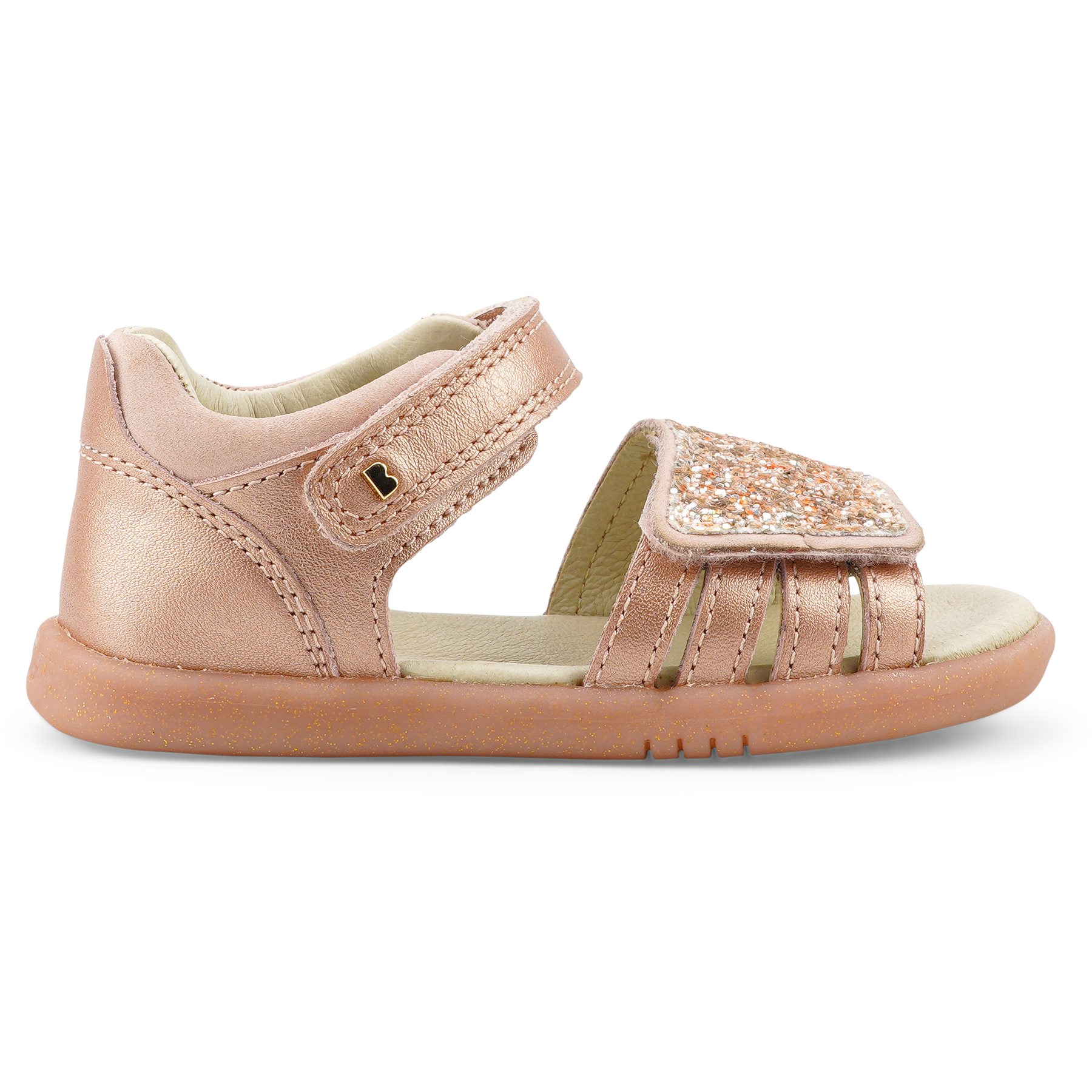 Bobux iWalk Gem Sandal - Rose Gold Sparkle - FOOTWEAR-Sandals & Jandals ...