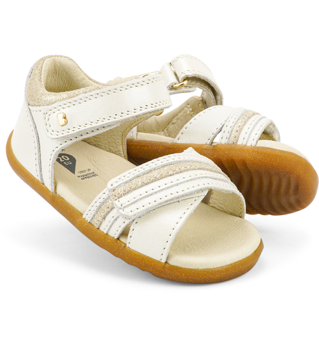 Bobux Step Up Magic Sandal - Moon Pearl - FOOTWEAR-Sandals & Jandals ...