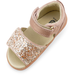 Bobux Step Up Gem Sandal - Rose Gold Sparkle