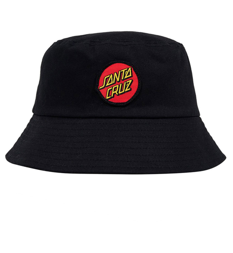 Santa Cruz Classic Dot Bucket Hat - Black