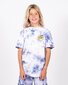 Santa Cruz Checked Out Flamed Dot Front T-Shirt - Blue Tie Dye