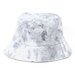 Santa Cruz Checked Ringed Flamed Dot Bucket Hat - Grey Tie Dye