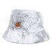 Santa Cruz Checked Ringed Flamed Dot Bucket Hat - Grey Tie Dye