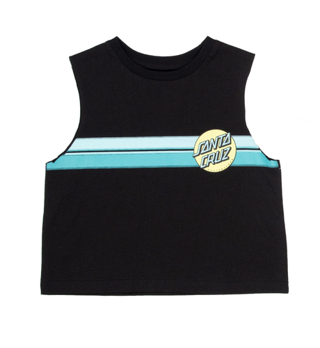 Santa Cruz Sundown Dot Tank Top - Black