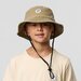 Rad Tribe Bucket Hat In Acid Wash Khaki