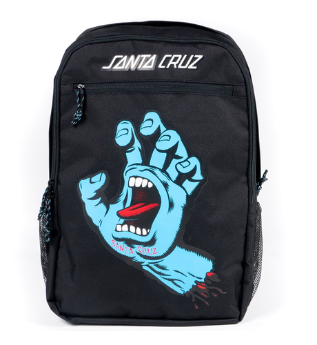 Santa Cruz Screaming Hand School Backpack - Black