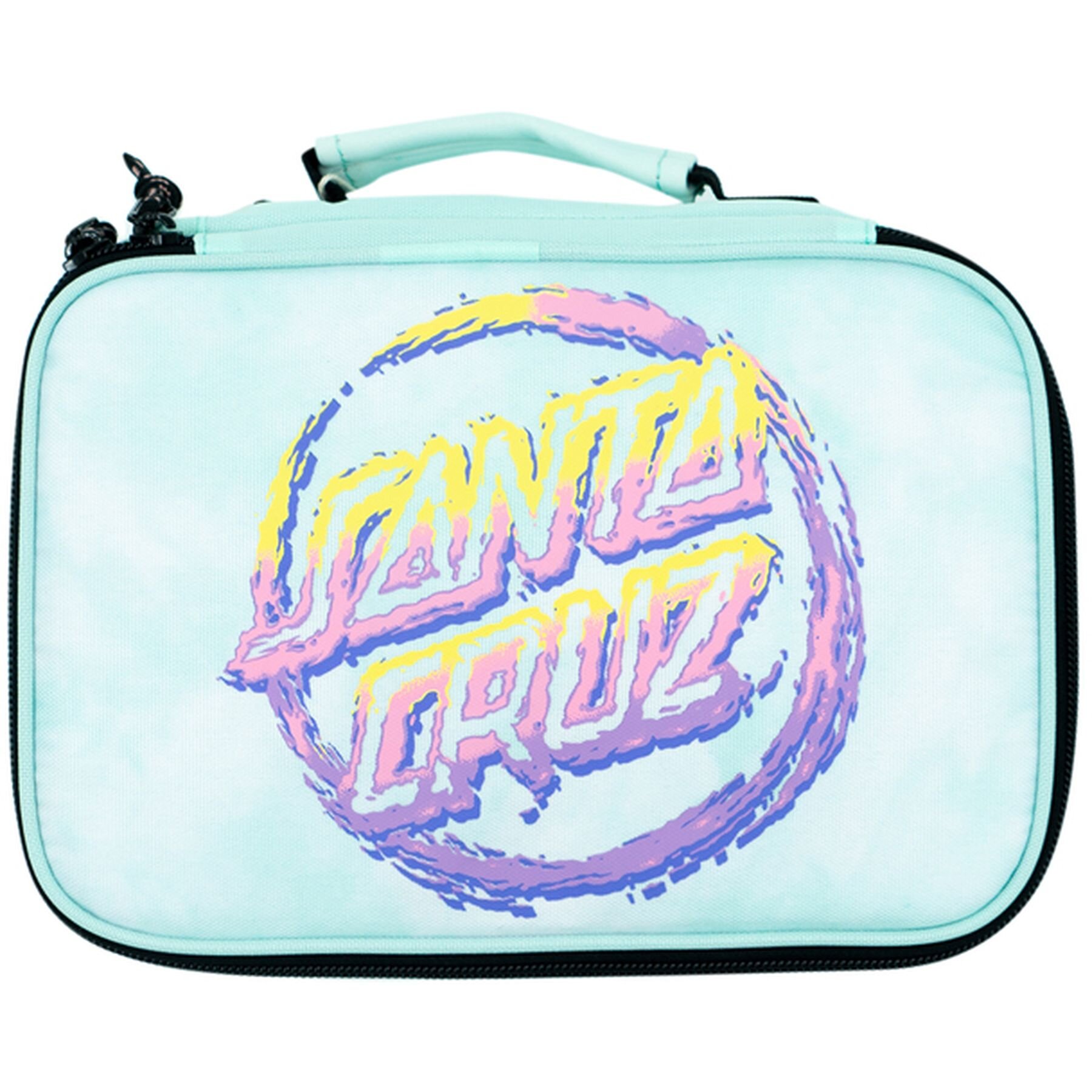 Santa Cruz Throwdown Dot Lunch Box Aqua KIDS STUFF Lunch Boxes