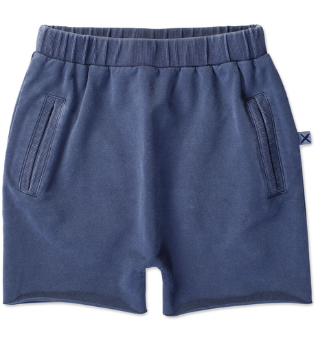 Minti Blasted Bronx Short - Bright Blue Wash - CLOTHING-BOY-Boys Shorts ...