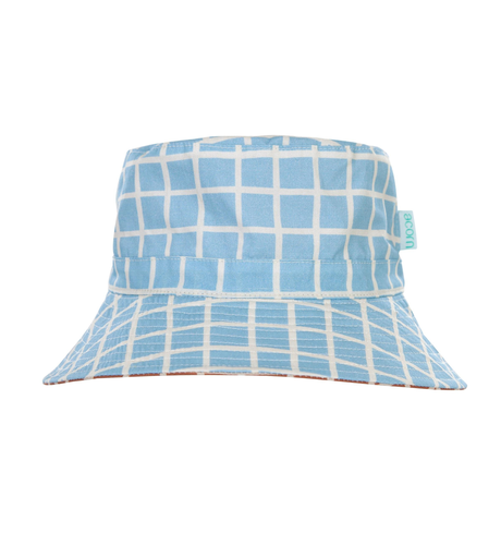 Acorn Checks Reversible Bucket Hat - CLOTHING-HATS-Sunhats : Kids ...