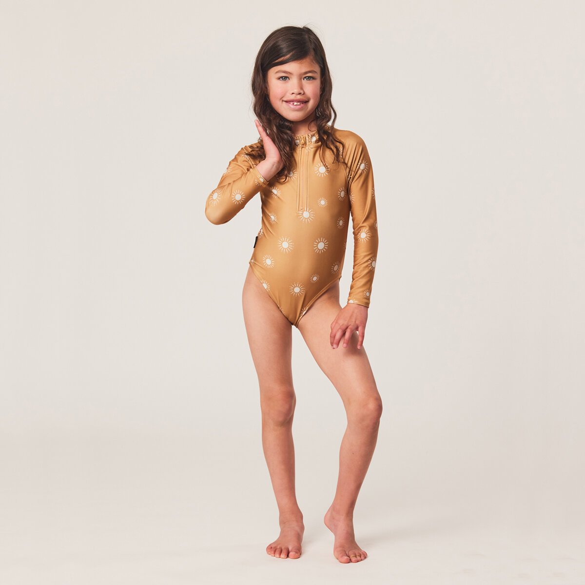 Crywolf Long Sleeve Swimsuit Sunseeker Clothing Swimwear Kids Clothing Nz Shop Online Kid Republic S22 23 Crywolf D1