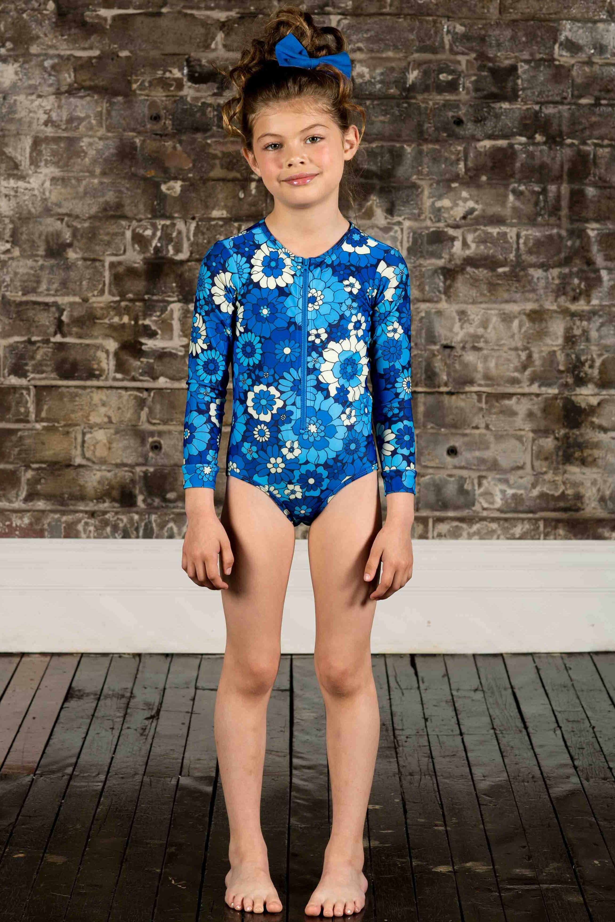 Childrens all in one on sale swimwear