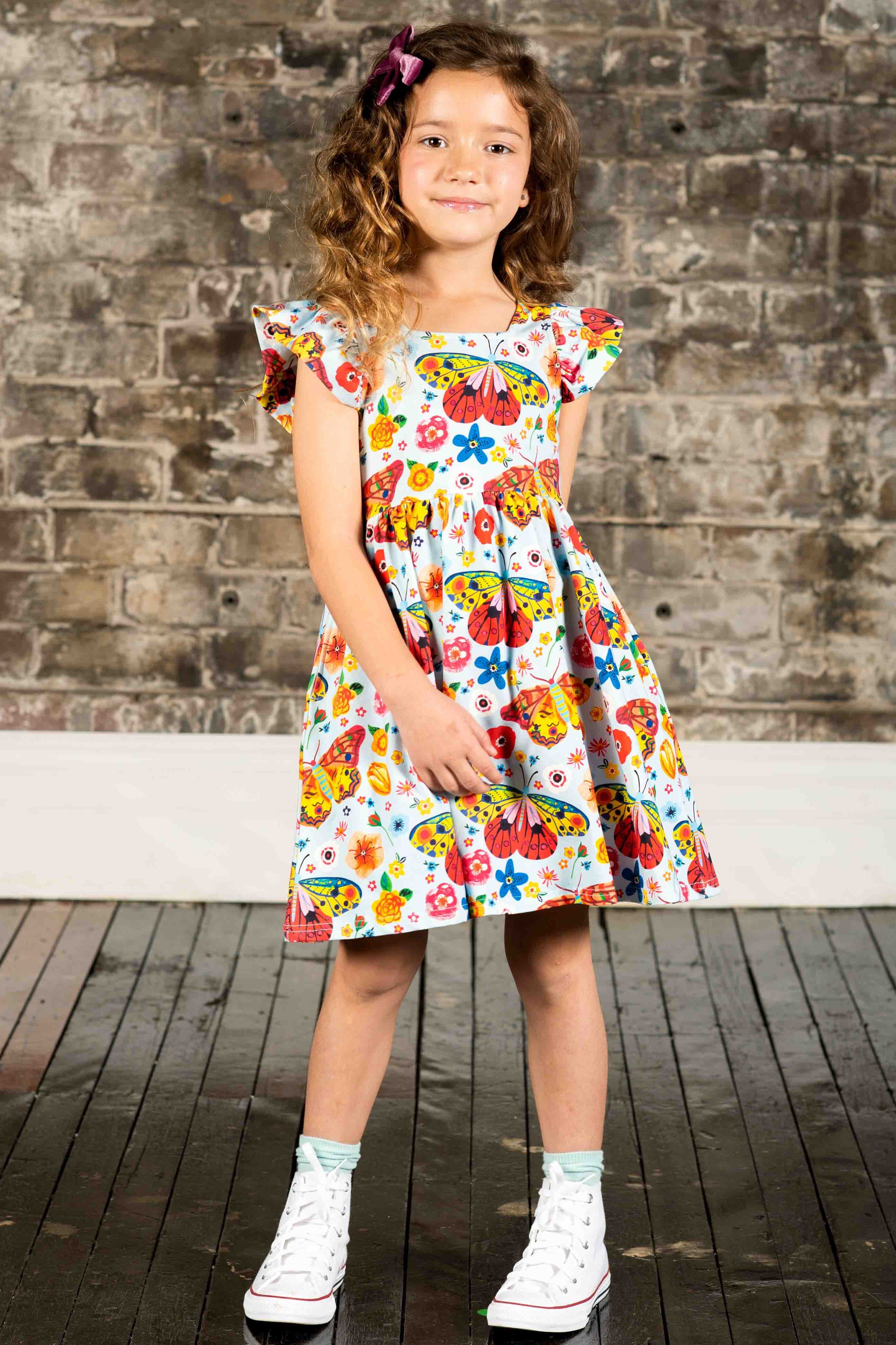 Girls Dress 09-beautiful girl dress – Williams baby clothing store