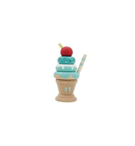 Wooden Stacking Ice-Cream