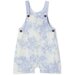 Milky Tie Dye Linen Baby Overall - Blue