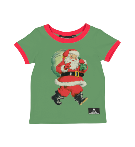 Rock Your Baby Jolly Santa Baby T-Shirt