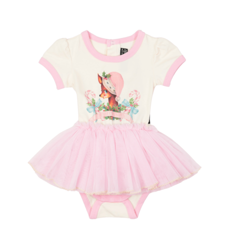 Rock Your Baby Fawn Baby S/S Circus Dress