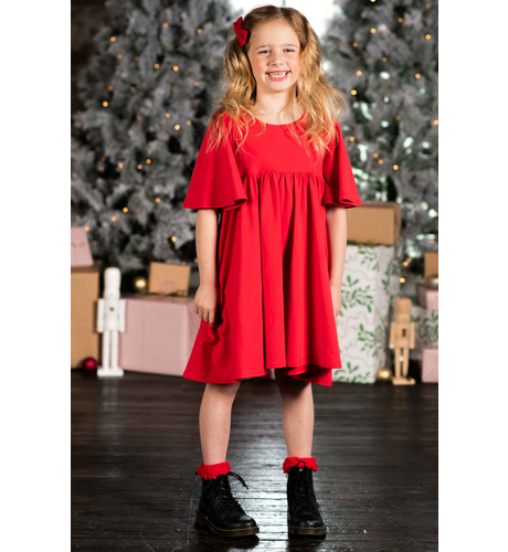 Rock Your Kid Red Goldie Dress