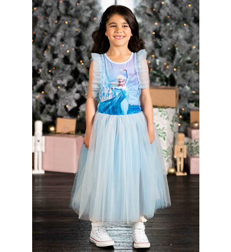 Rock Your Kid Elsa Flounce Dress