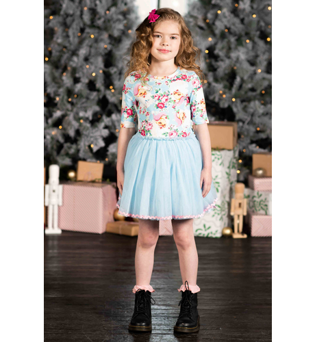 Rock Your Kid Christmas Maeve S/S Circus Dress