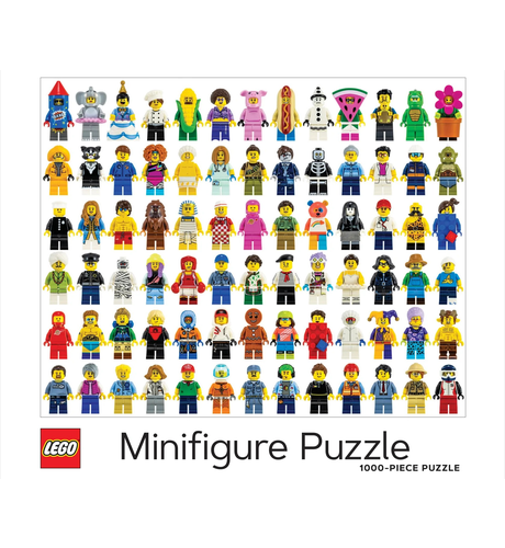 Lego Minifigure 1000pc Puzzle