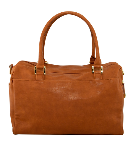 Isoki Double-Zip Satchel - Amber Tan - BABY ESSENTIALS-Nappy Bags ...