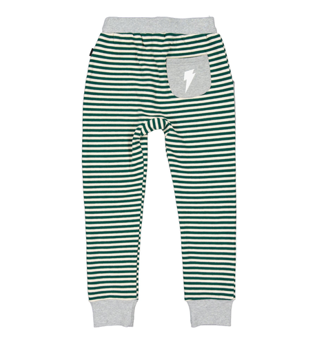 Radicool Dude Green & White Stripe Pant - CLOTHING-BOY-Boys PANTS ...