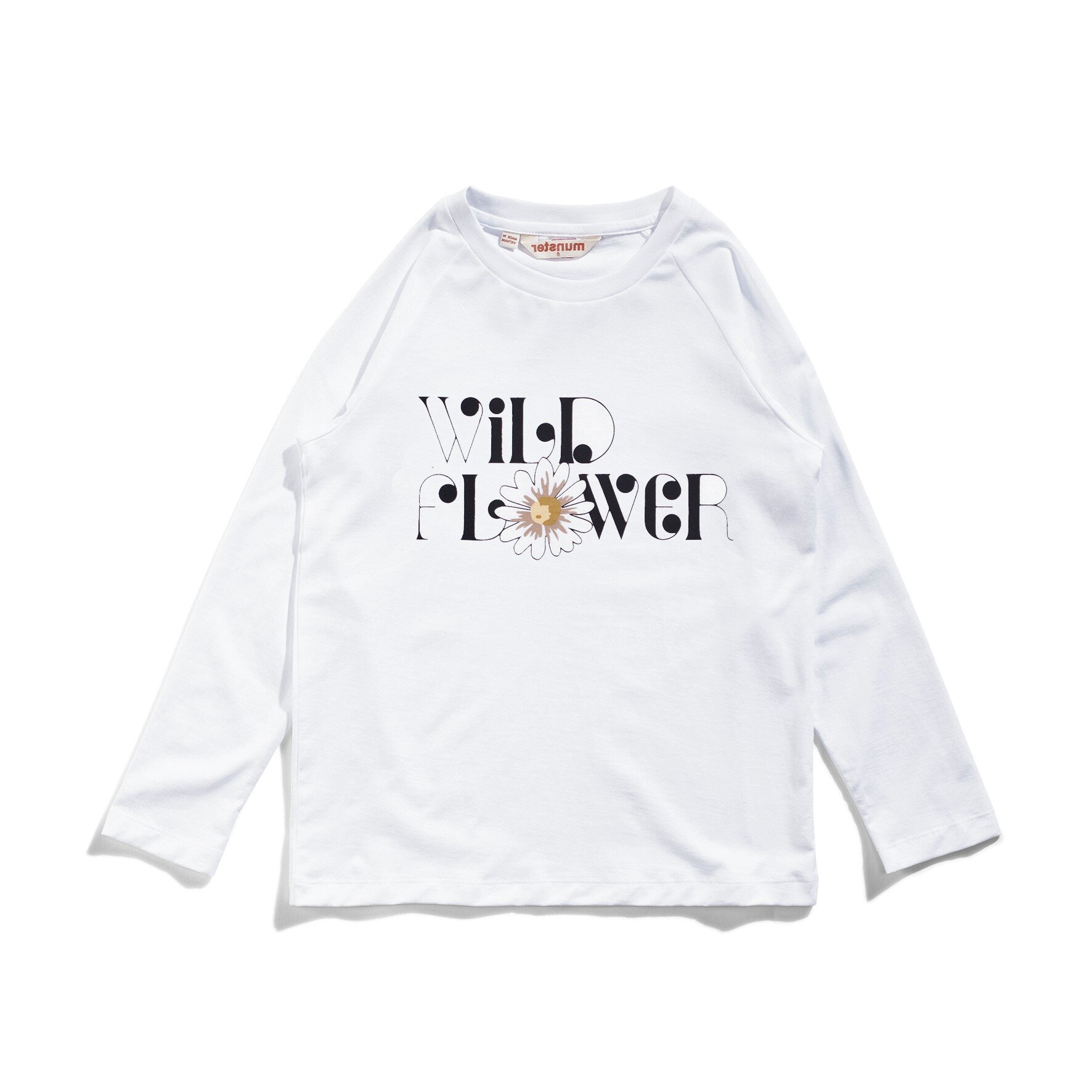 Missie Munster Wild Flora White Tee - L/Sleeve - CLOTHING-GIRL-Girls L ...