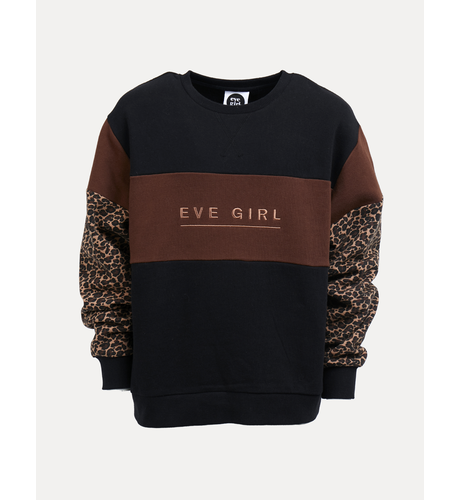 Eve Girl Leopard Panel Crew