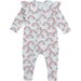 Huxbaby Rain Bow Zip Romper - Sky