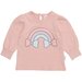 Huxbaby Rain Bow Puff Top - Dusty Rose