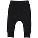 Huxbaby Black Fleece Drop Crotch Pant