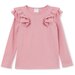 Milky Dusty Pink Detail L/S Tee - Dusty Pink