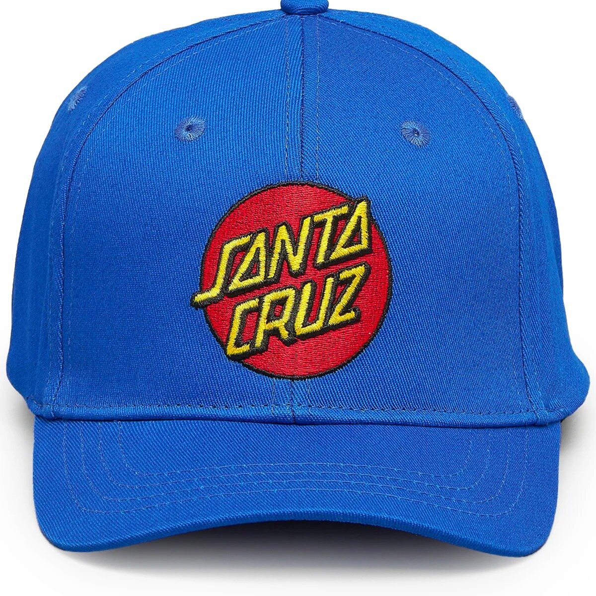 Santa Cruz Classic Dot Baseball Hat Blue CLOTHING HATS Caps