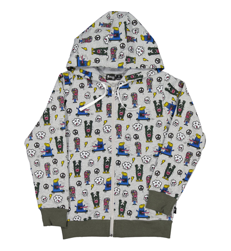 Radicool Dude Monsters Zip Hood