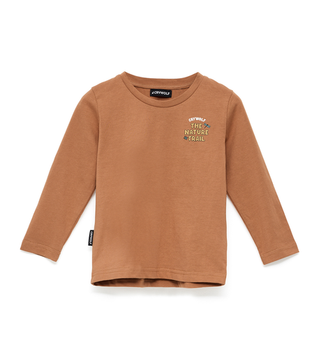 Crywolf L/S T-Shirt - Tan Nature Trail