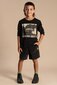 Rock Your Kid Black Washed Cord Shorts