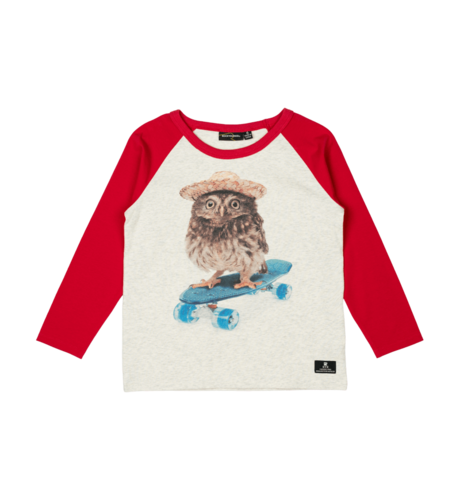 Rock Your Kid Owl Skate LS T-Shirt