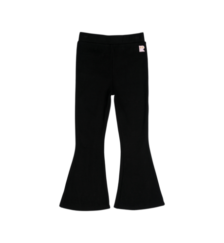 Rock Your Kid Black Rib High Waisted Flares