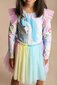 Rock Your Kid Blue Unicorn LS Circus Dress